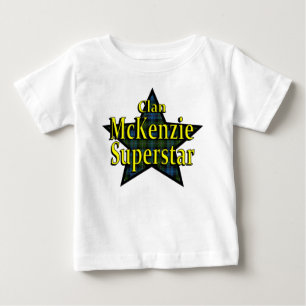 Bebé Camiseta del niño de la superestrella de McKenzie
