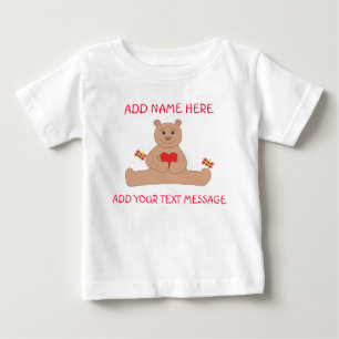 Bebé Camiseta del niño de la tarjeta del día de San