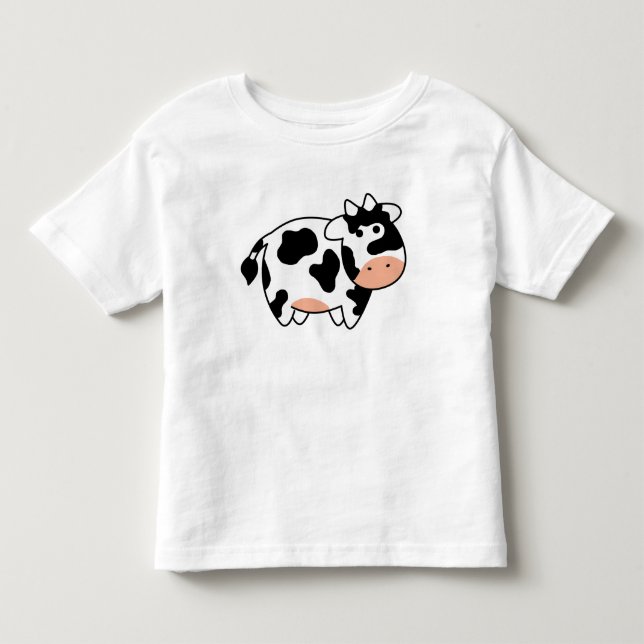 Bebé Camiseta del niño de la vaca (Anverso)