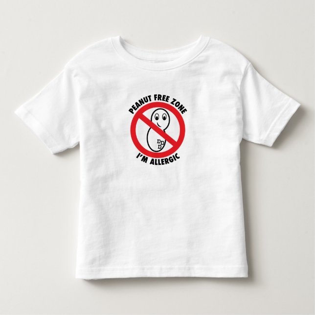 Bebé Camiseta del niño de la zona franca del cacahuete (Anverso)