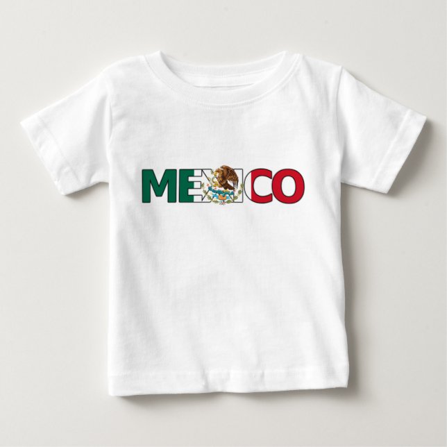 Bebé Camiseta del niño de México (Anverso)