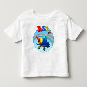 Bebé Camiseta del niño del aeroplano de TuTiTu