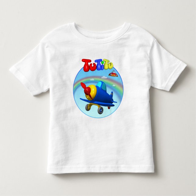 Bebé Camiseta del niño del aeroplano de TuTiTu (Anverso)