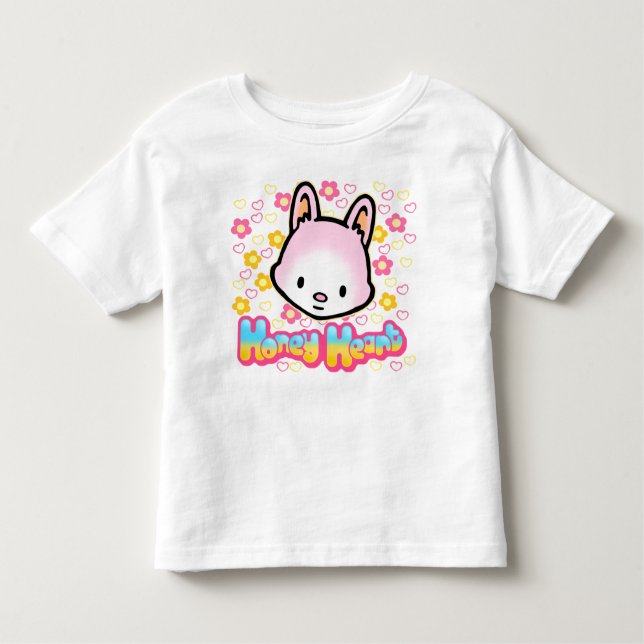 Bebé Camiseta del niño del corazón de la miel (Anverso)