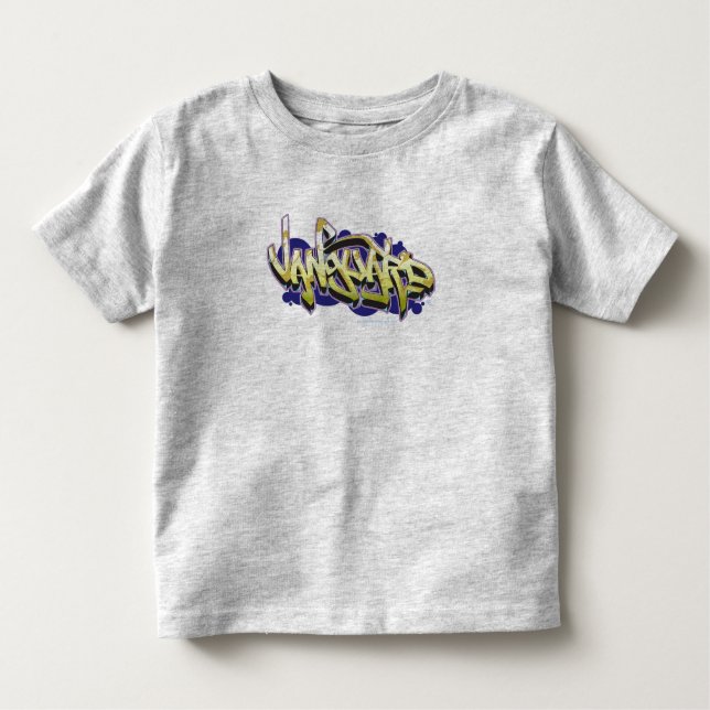 Bebé Camiseta del niño del estilo de la pintada de la (Anverso)