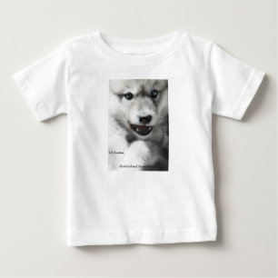 Bebé Camiseta del niño del perrito de lobo