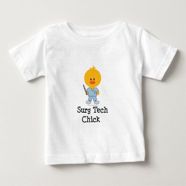 Bebé Camiseta del niño del polluelo de la tecnología de (Anverso)