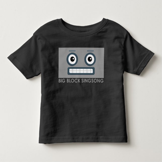Bebé Camiseta del niño del robot de BBSS (Anverso)