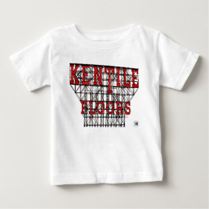 Bebé Camiseta del niño del Rótulo del Suelo de Kentil