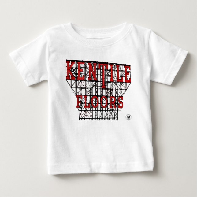 Bebé Camiseta del niño del Rótulo del Suelo de Kentile (Anverso)