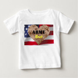 Bebé Camiseta del palo de golf del EJÉRCITO