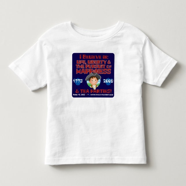 Bebé Camiseta del patriota de Lil (Anverso)