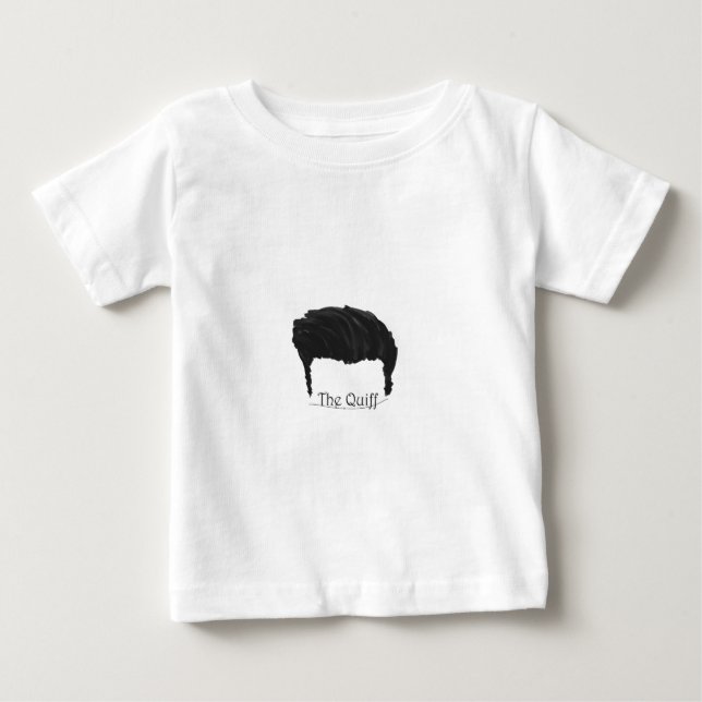 Bebé Camiseta del peinado de Quiff (Anverso)