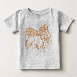 Bebé Camiseta del perro de Foo