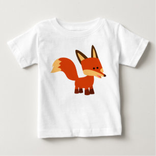 Bebé Camiseta del Personalizado de Astute Fox Baby T-Sh