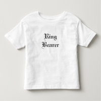 Camiseta del portador de anillo