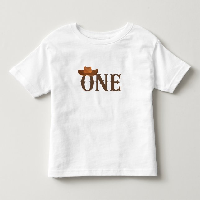 Bebé Camiseta del Primer Cumpleaños, Camiseta de Cumple (Anverso)