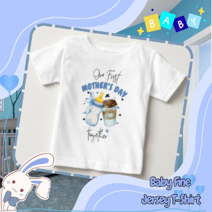 Bebé Camiseta del primer día de la madre 2026/Traje a j