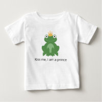 Camiseta del príncipe de la rana para niño pequeño