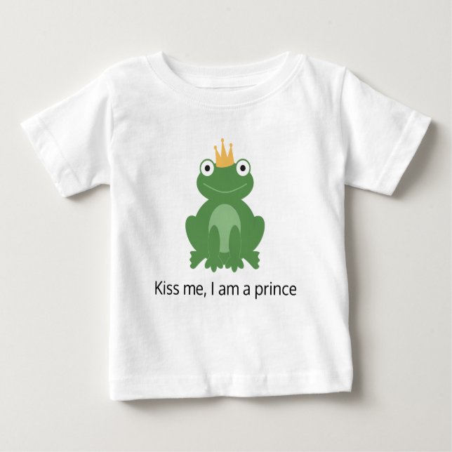 Bebé Camiseta del príncipe de la rana para niño pequeño (Anverso)