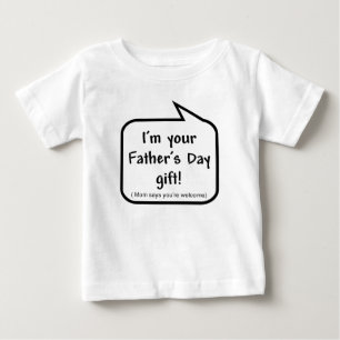 Bebé Camiseta del regalo del día de padre