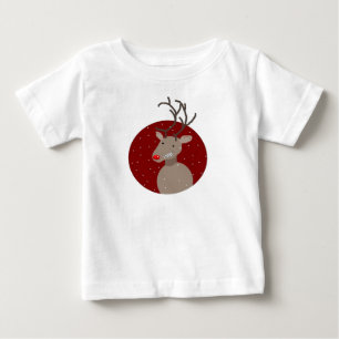 Bebé Camiseta del reno de Rudy
