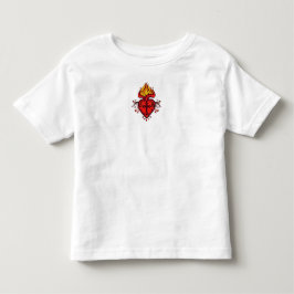 Bebé Camiseta del Sagrado Corazón de Jesús para niños c