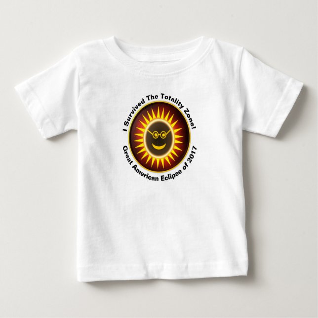 Bebé Camiseta del superviviente de la zona de la (Anverso)