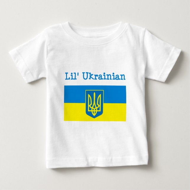 Bebé Camiseta del ucraniano de Lil (Anverso)