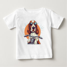 Bebé Camiseta del viajero de hound personalizado de Gua