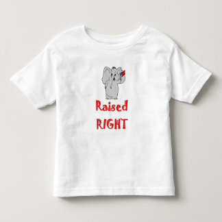 Bebé Camiseta derecha aumentada de los niños -