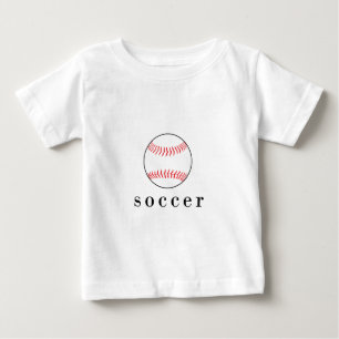 Bebé Camiseta divertida de béisbol fútbol deportes dive