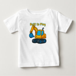 Bebé Camiseta divertida de construcción para niños y ni