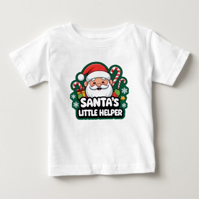 Bebé Camiseta divertida de Navidad para niños (Anverso)