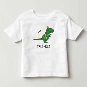 Bebé Camiseta divertida de Navidades de árbol-rex