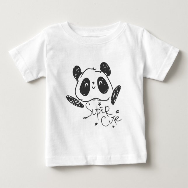 Bebé Camiseta divertida de panda, regalo para amantes d (Anverso)