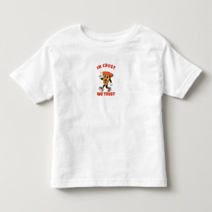 Bebé Camiseta Divertida de Pizza – En la Corteza Confia