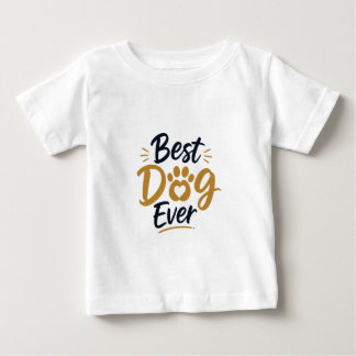 Bebé Camiseta divertida para amantes de perros, el mejo