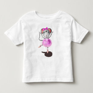 Bebé Camiseta divertida para niños con bailarina de bal