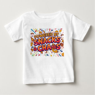 Bebé Camiseta Divertida Para Niños Con Energía De Snack