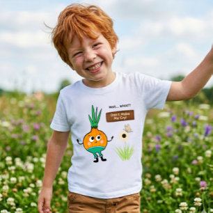 Bebé Camiseta divertida para niños de Onion – “¡No me h
