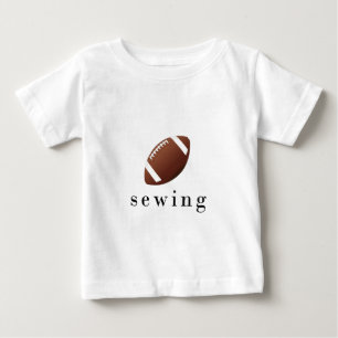 Bebé Camiseta divertida y graciosa de fútbol de costura