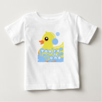 Camiseta Ducky de goma del bebé/del niño