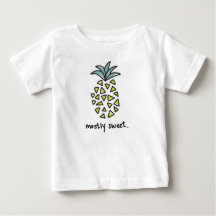 Camiseta dulce de la piña del bebé/de los niños