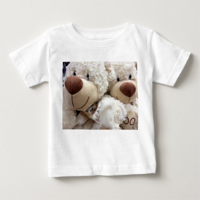 BEBÉ CAMISETA EN CAMISETA DE LA TODDLER DEL OSO TEDDY D (Anverso)