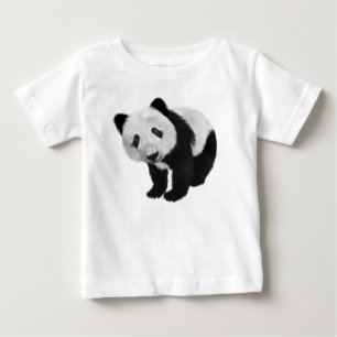 BEBÉ CAMISETA EN T DEL TORNILLO DE OSO DE PANDA