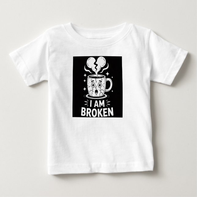 Bebé Camiseta esencial de algodón para niños pequeños:  (Anverso)