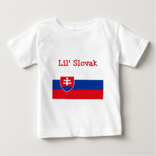 Bebé Camiseta eslovaca de Lil