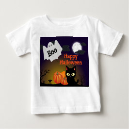 Bebé Camiseta fantasma de Halloween para pequeños