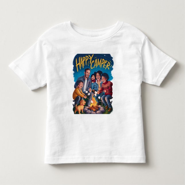 Bebé Camiseta feliz de Camper Toddler (3) (Anverso)